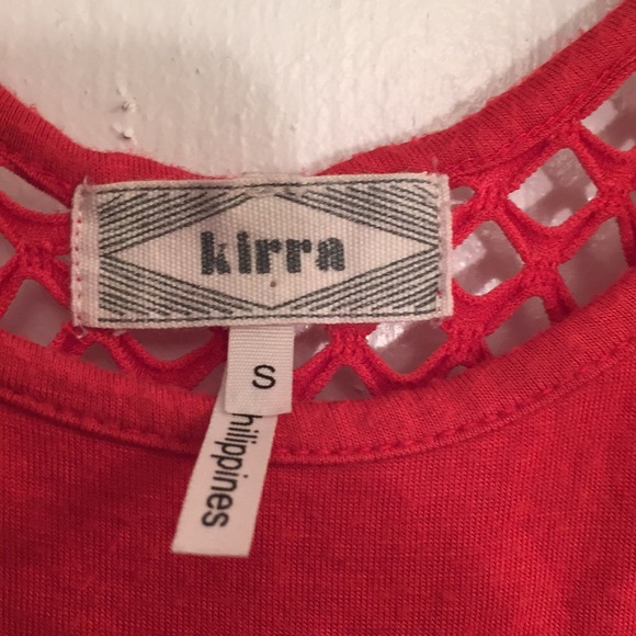 Kirra Linen Red Romper- Size Small- Carving Back - Picture 5 of 7